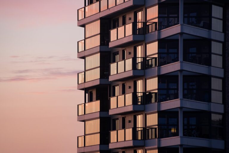 apartment building city
